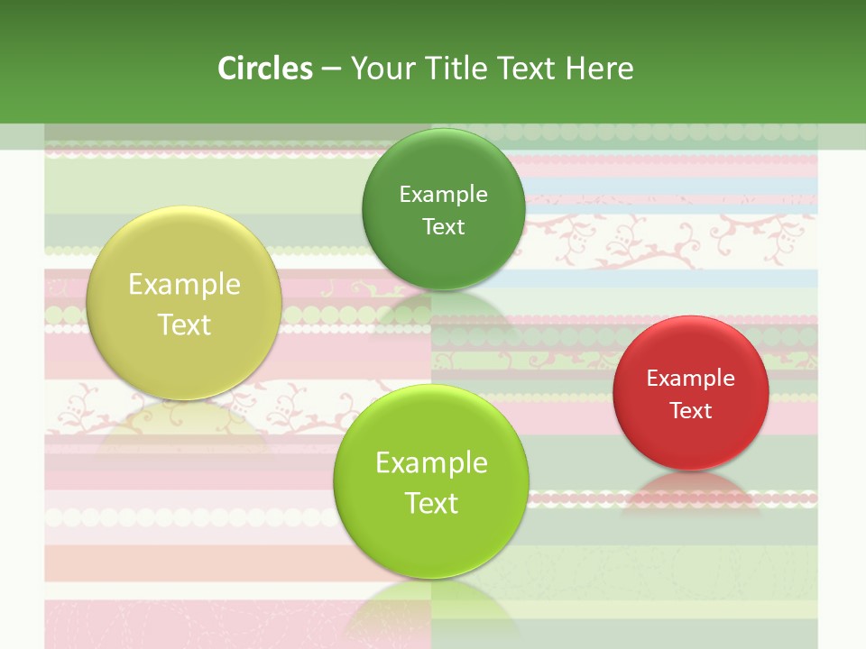 Blue Pretty Wallpaper PowerPoint Template