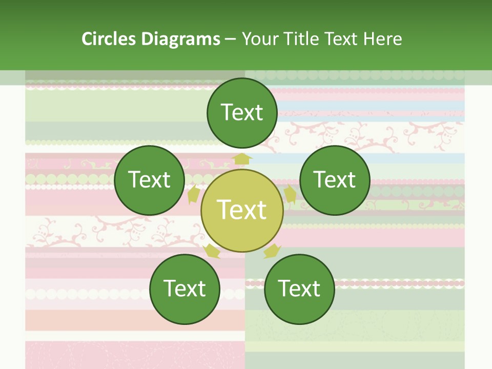 Blue Pretty Wallpaper PowerPoint Template