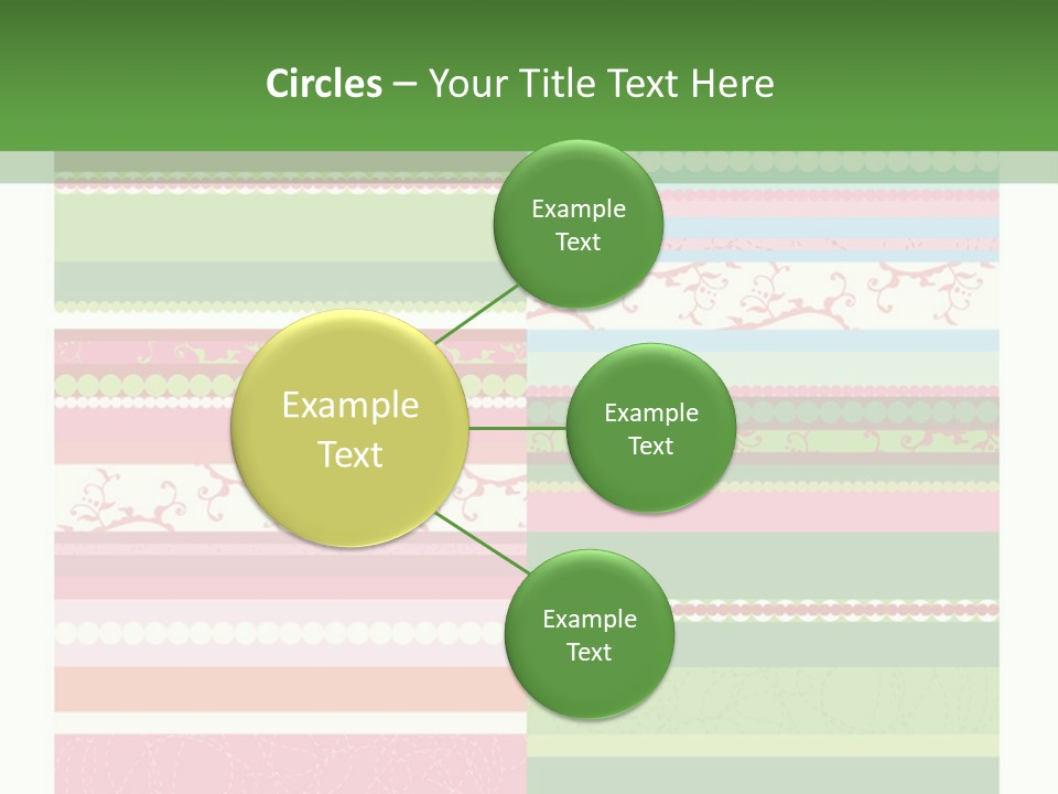 Blue Pretty Wallpaper PowerPoint Template