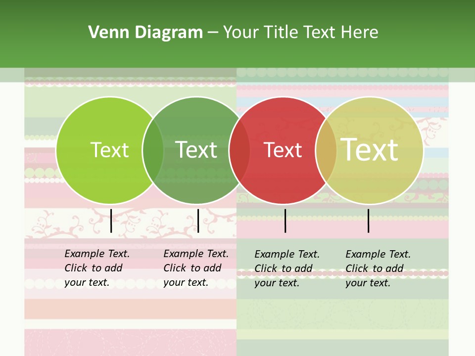 Blue Pretty Wallpaper PowerPoint Template