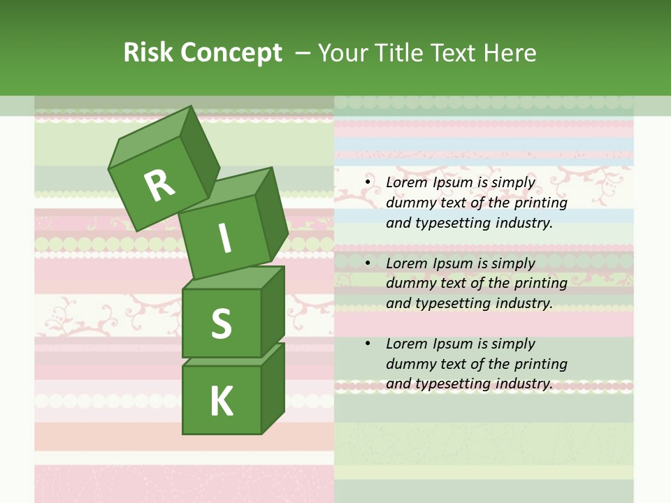 Blue Pretty Wallpaper PowerPoint Template