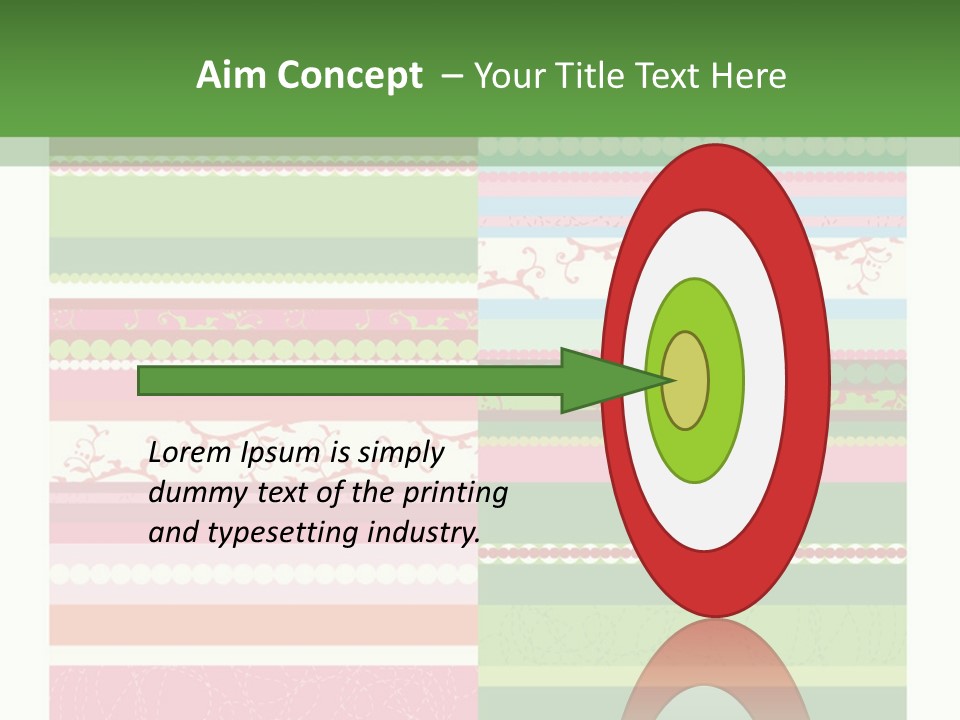 Blue Pretty Wallpaper PowerPoint Template