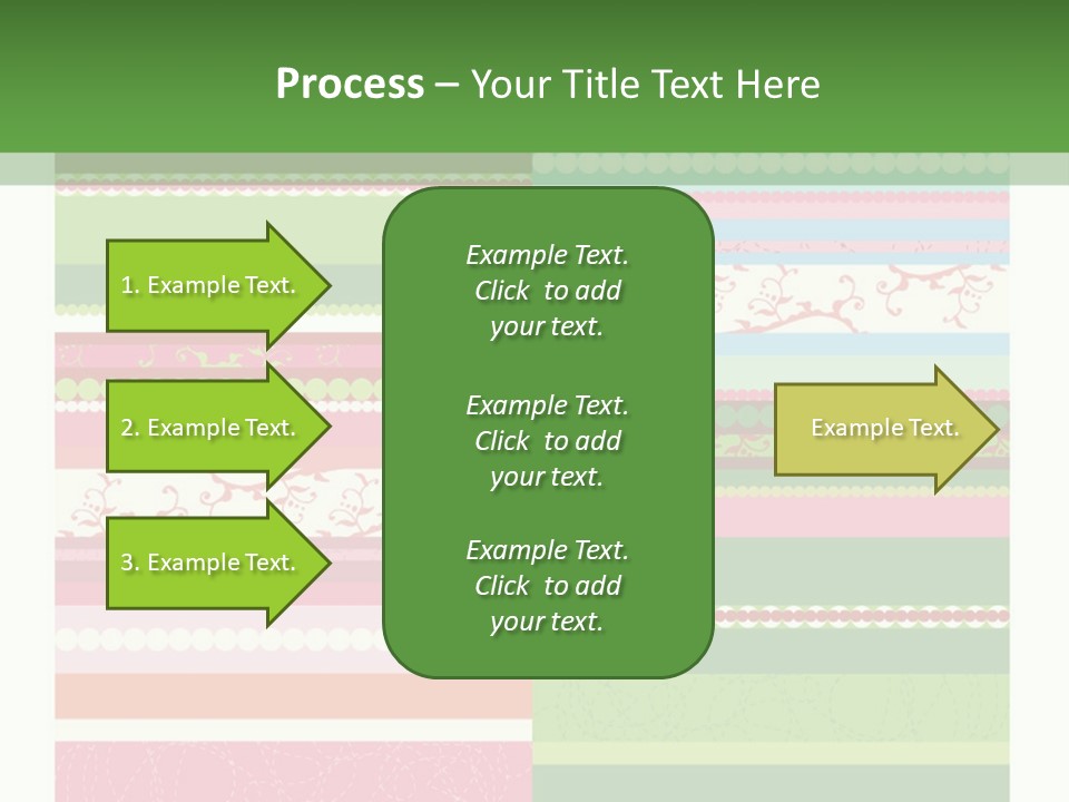 Blue Pretty Wallpaper PowerPoint Template