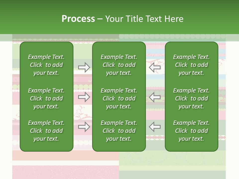 Blue Pretty Wallpaper PowerPoint Template