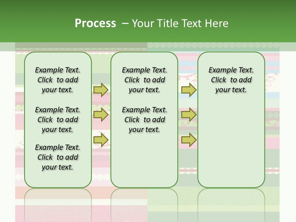 Blue Pretty Wallpaper PowerPoint Template