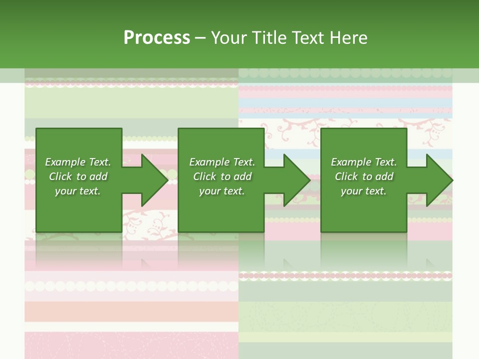 Blue Pretty Wallpaper PowerPoint Template