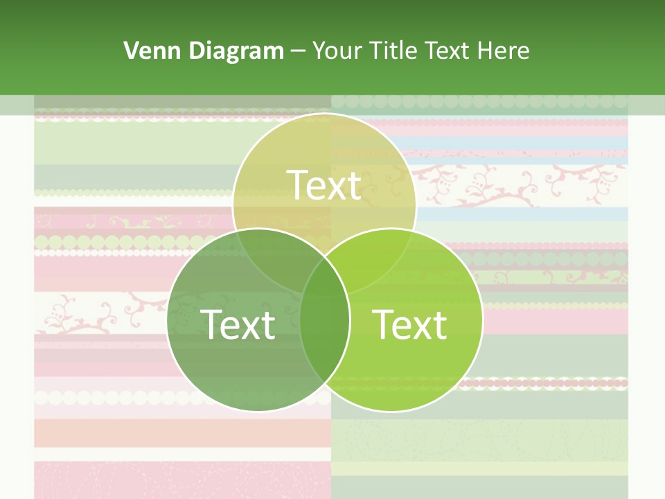 Blue Pretty Wallpaper PowerPoint Template