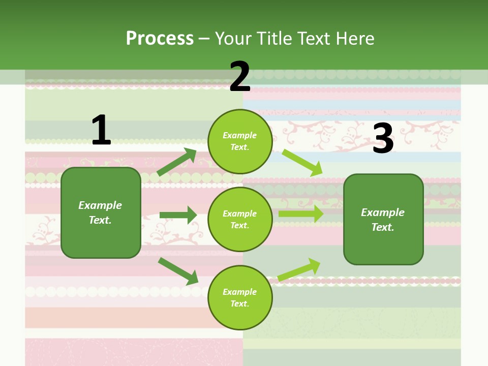 Blue Pretty Wallpaper PowerPoint Template