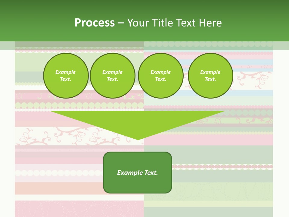 Blue Pretty Wallpaper PowerPoint Template