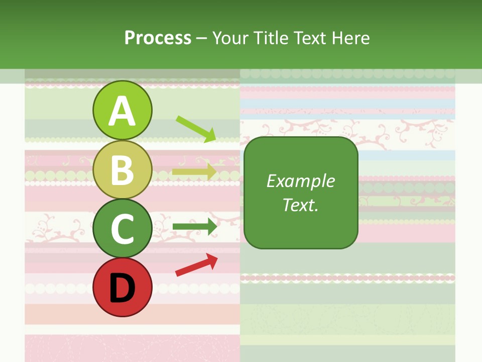 Blue Pretty Wallpaper PowerPoint Template