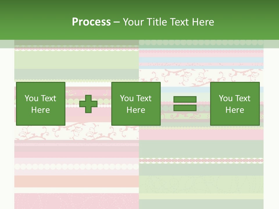 Blue Pretty Wallpaper PowerPoint Template