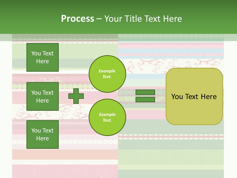 Blue Pretty Wallpaper PowerPoint Template