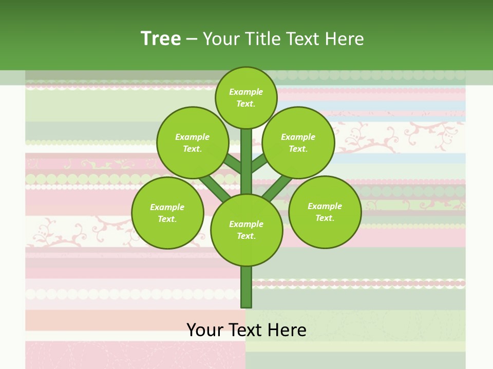 Blue Pretty Wallpaper PowerPoint Template