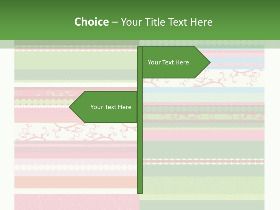 Blue Pretty Wallpaper PowerPoint Template