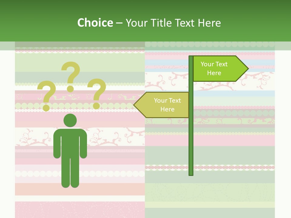 Blue Pretty Wallpaper PowerPoint Template