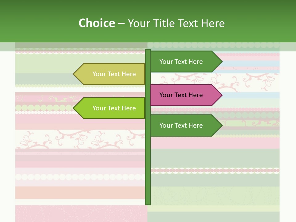 Blue Pretty Wallpaper PowerPoint Template