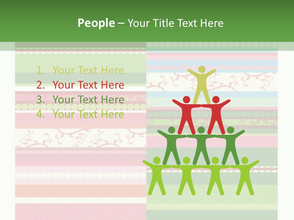 Blue Pretty Wallpaper PowerPoint Template