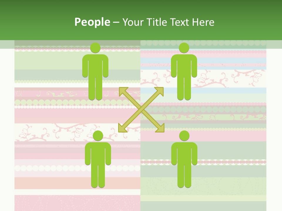 Blue Pretty Wallpaper PowerPoint Template