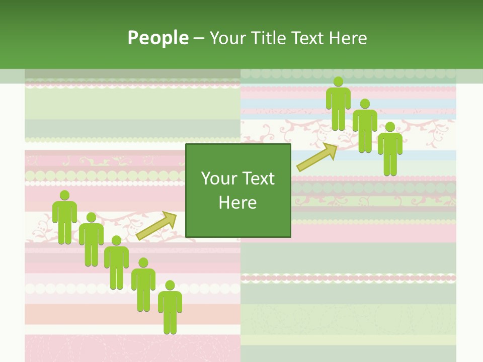 Blue Pretty Wallpaper PowerPoint Template