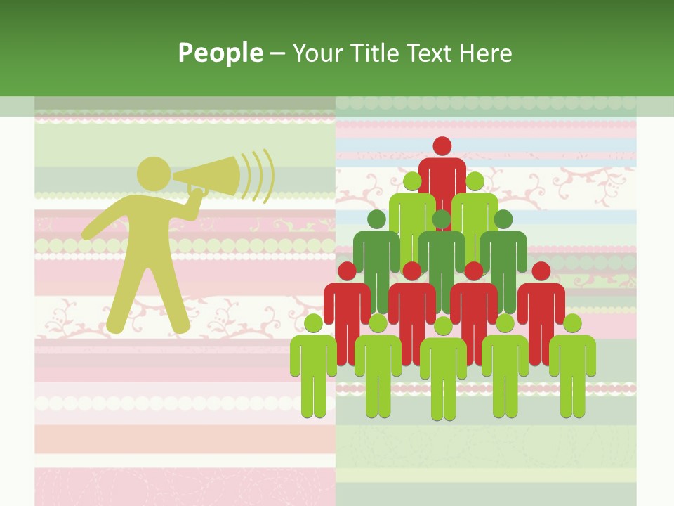 Blue Pretty Wallpaper PowerPoint Template