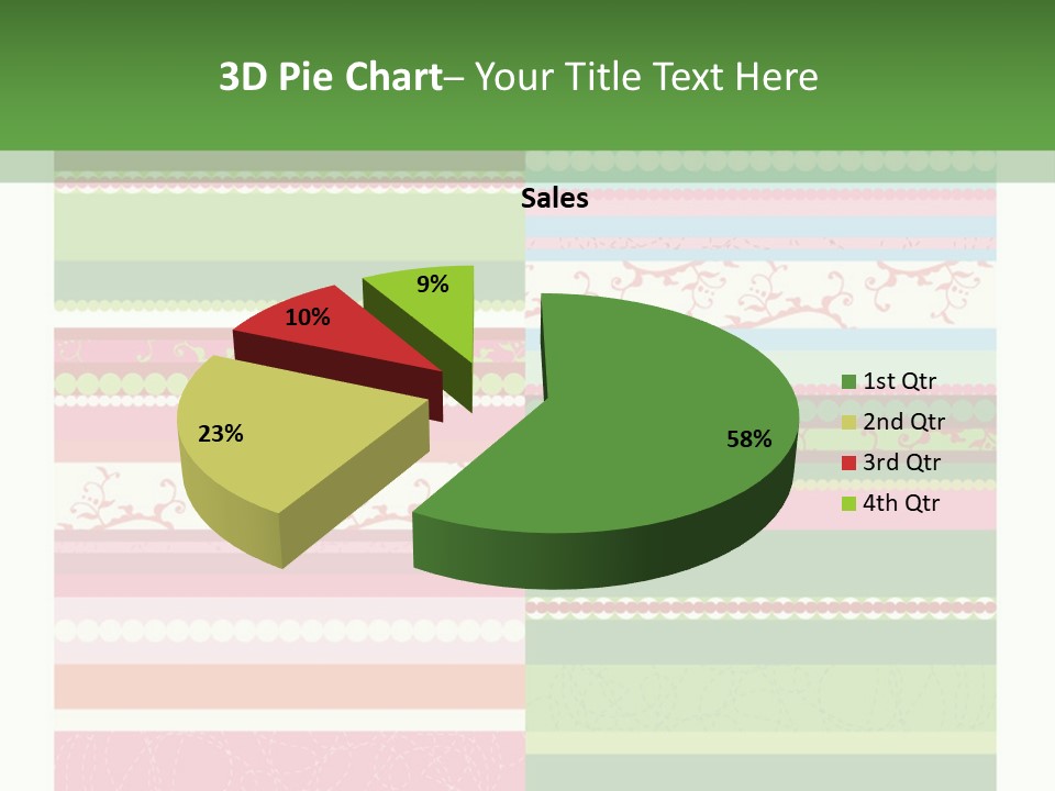 Blue Pretty Wallpaper PowerPoint Template