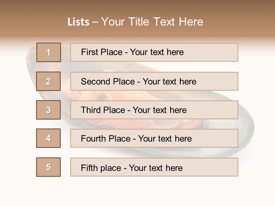 Fish Shellfish Seafood PowerPoint Template