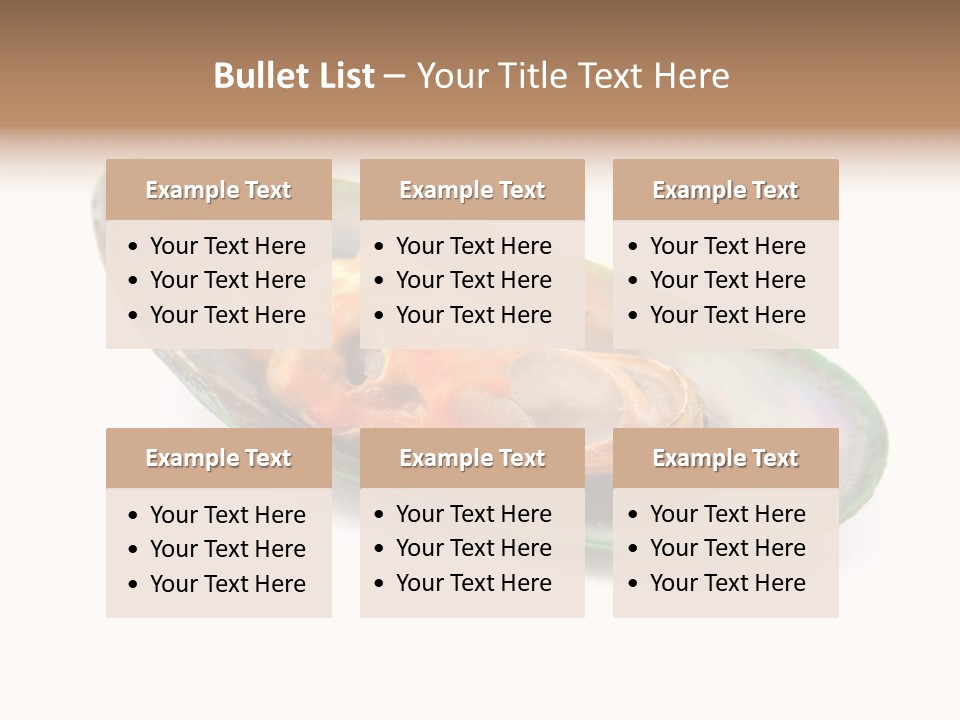 Fish Shellfish Seafood PowerPoint Template