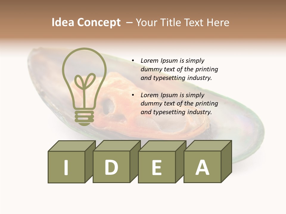 Fish Shellfish Seafood PowerPoint Template