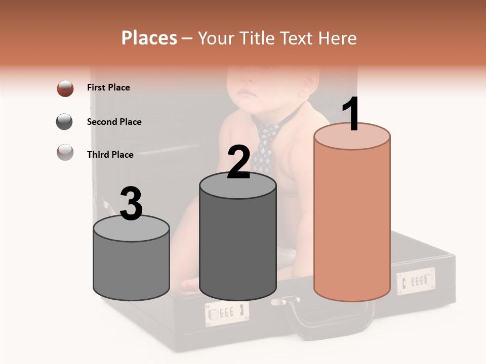 Over Isolated Baby PowerPoint Template