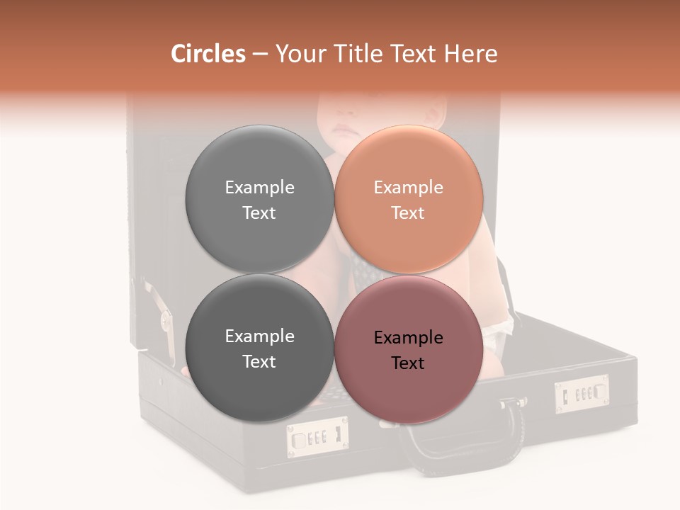 Over Isolated Baby PowerPoint Template