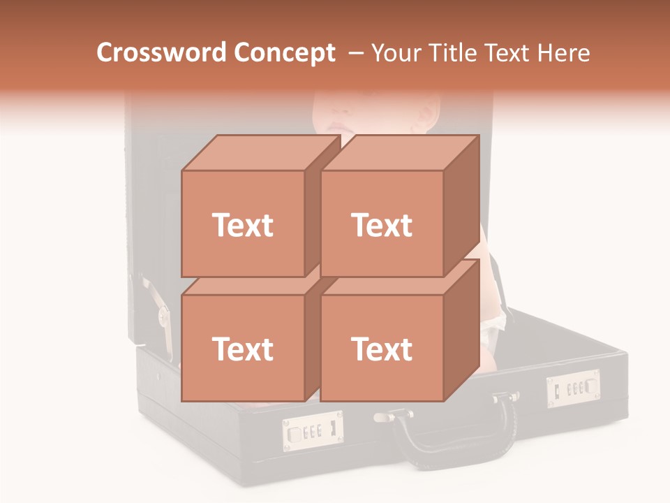 Over Isolated Baby PowerPoint Template