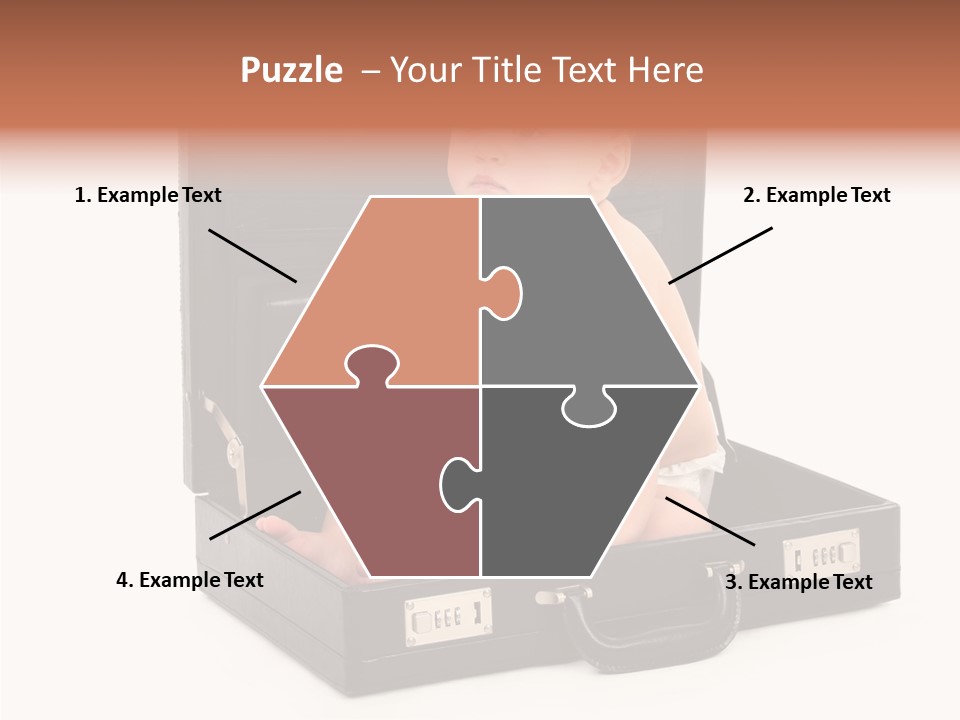 Over Isolated Baby PowerPoint Template