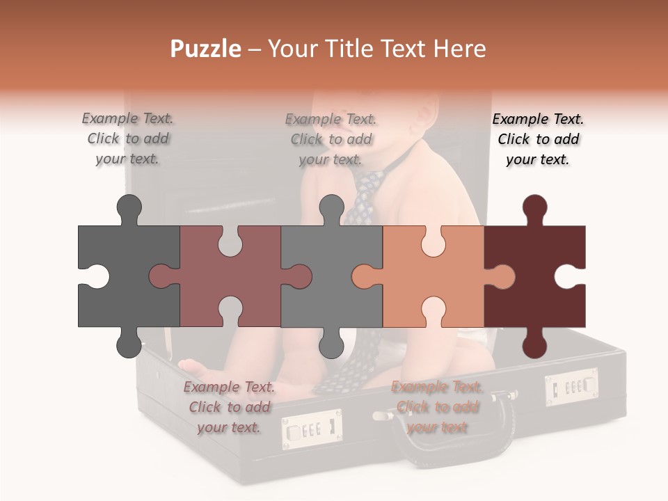 Over Isolated Baby PowerPoint Template