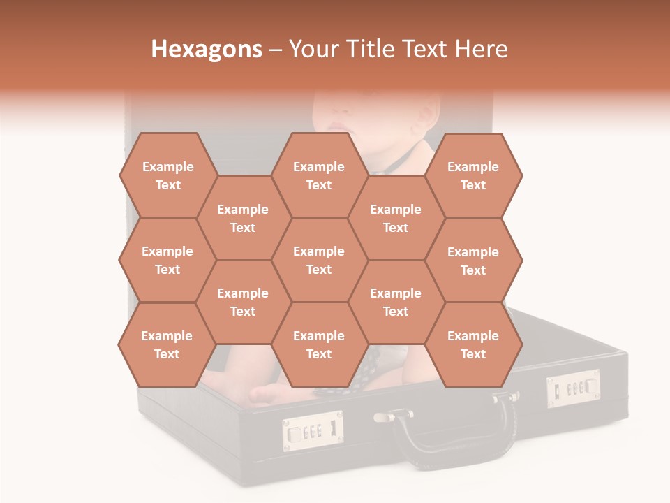 Over Isolated Baby PowerPoint Template