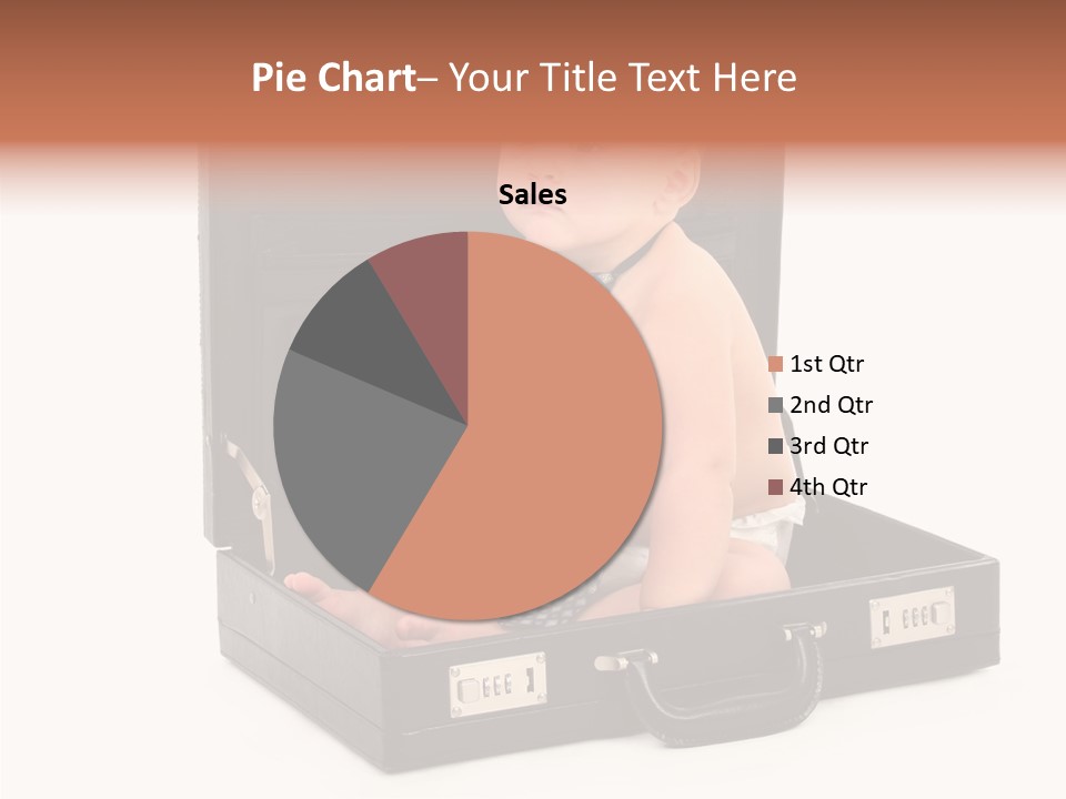 Over Isolated Baby PowerPoint Template