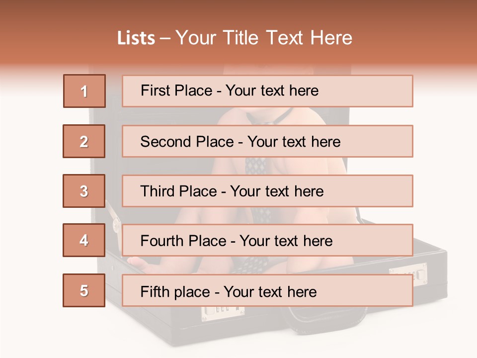 Over Isolated Baby PowerPoint Template