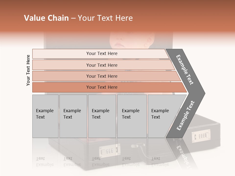 Over Isolated Baby PowerPoint Template
