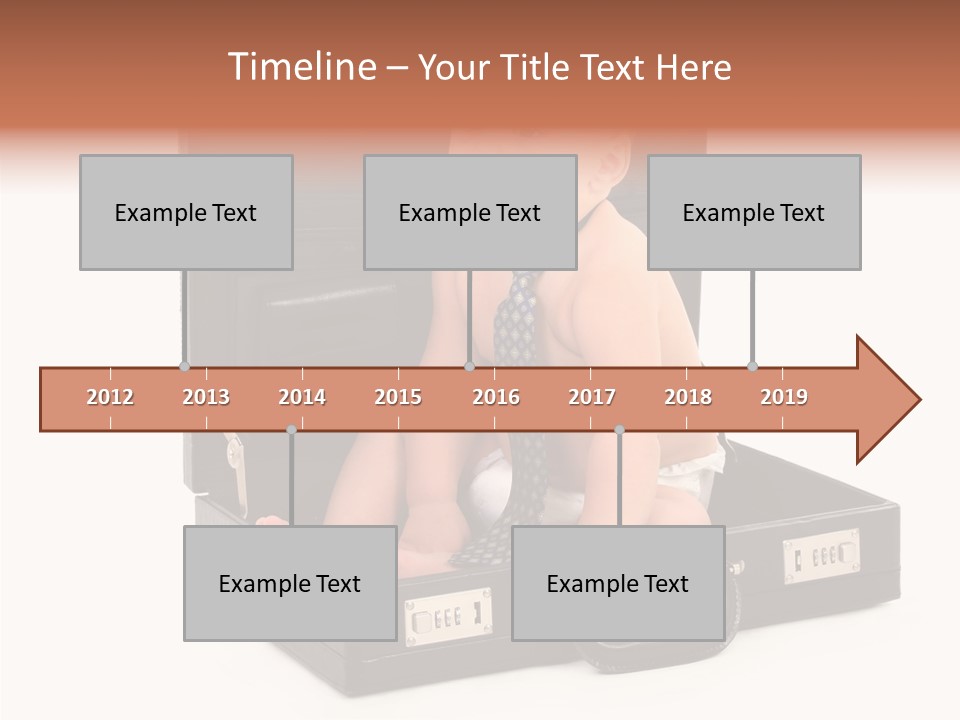 Over Isolated Baby PowerPoint Template