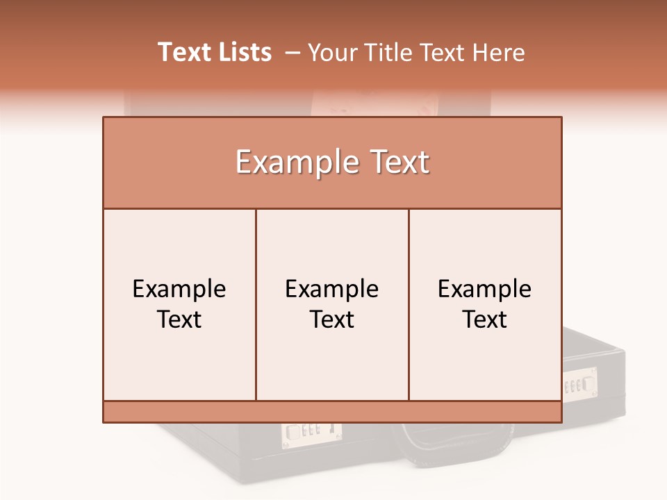 Over Isolated Baby PowerPoint Template