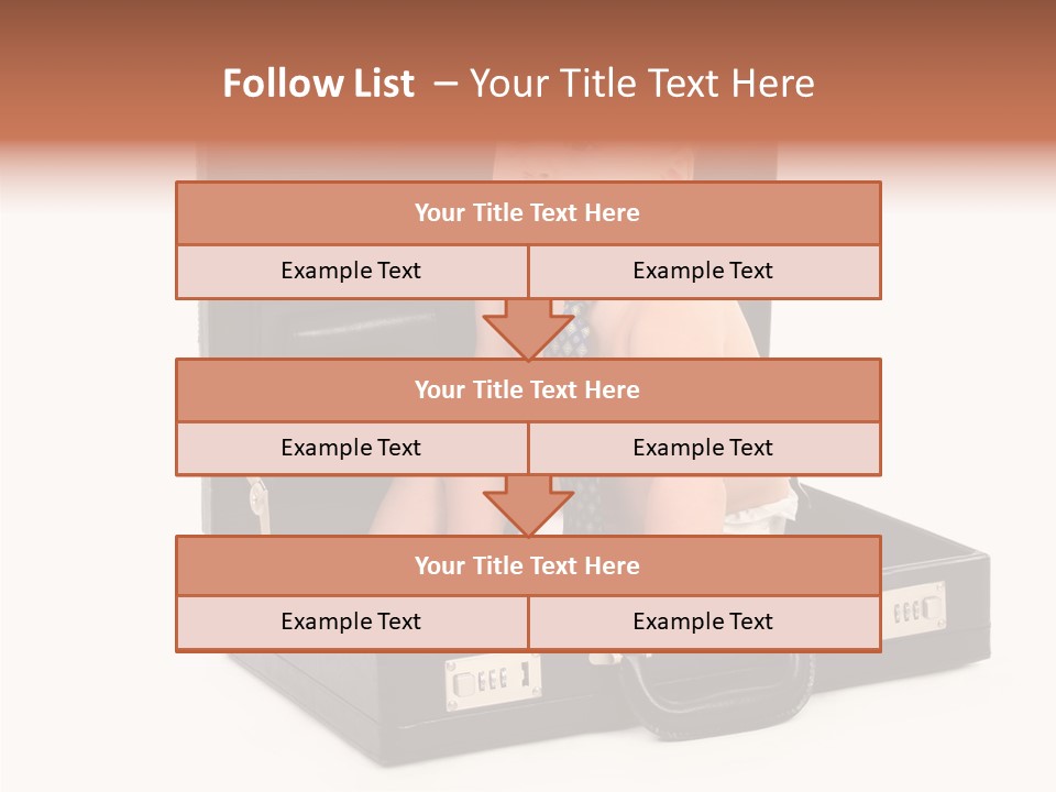 Over Isolated Baby PowerPoint Template