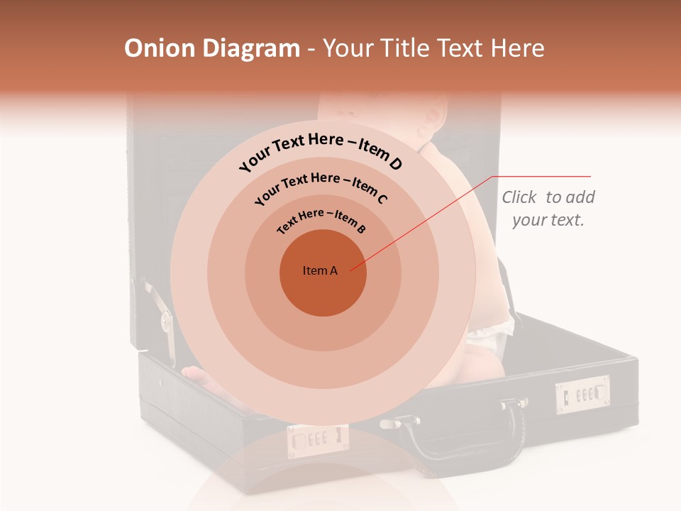 Over Isolated Baby PowerPoint Template