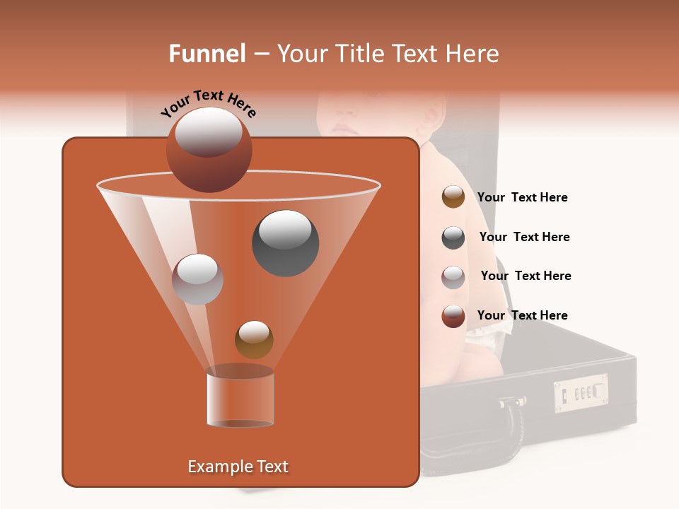 Over Isolated Baby PowerPoint Template