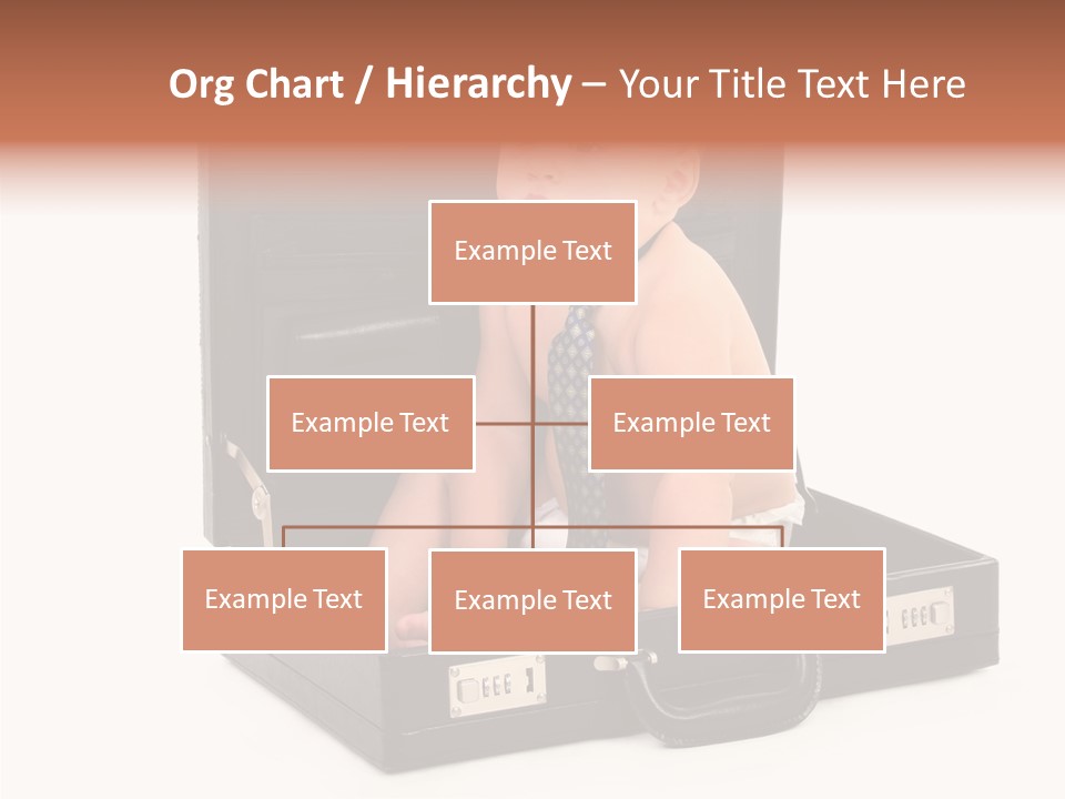 Over Isolated Baby PowerPoint Template