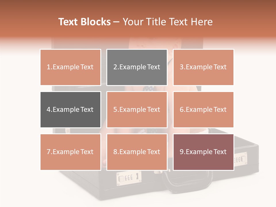 Over Isolated Baby PowerPoint Template