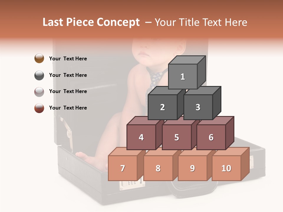 Over Isolated Baby PowerPoint Template