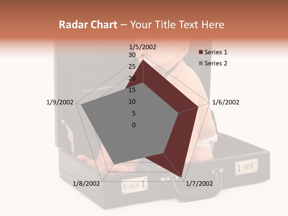 Over Isolated Baby PowerPoint Template