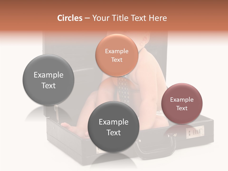 Over Isolated Baby PowerPoint Template