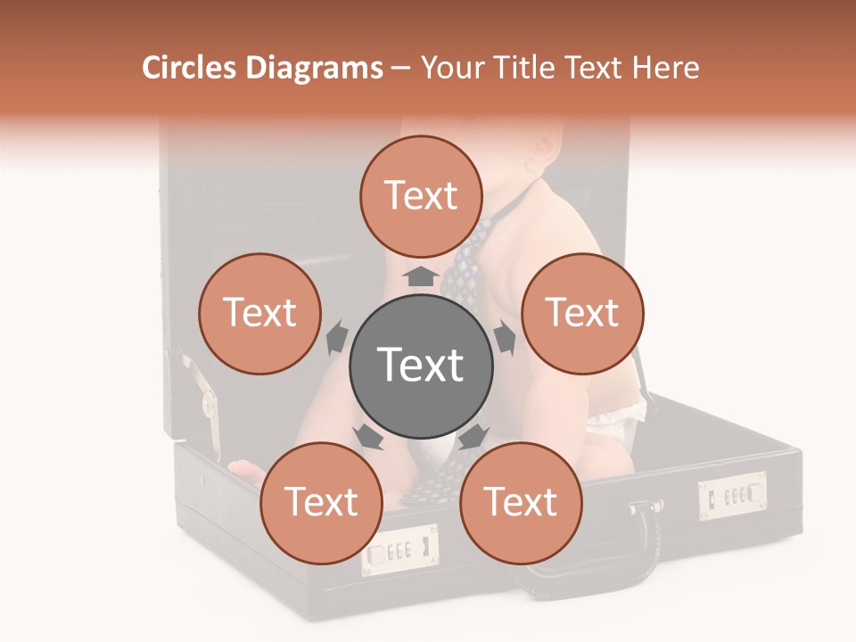 Over Isolated Baby PowerPoint Template