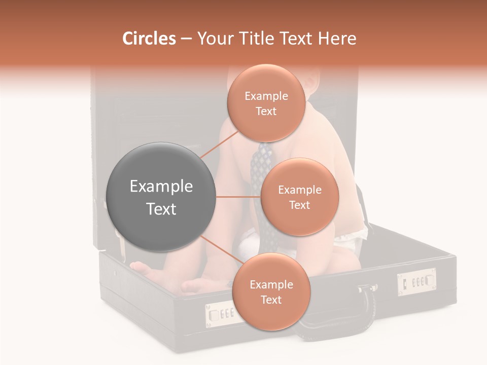 Over Isolated Baby PowerPoint Template