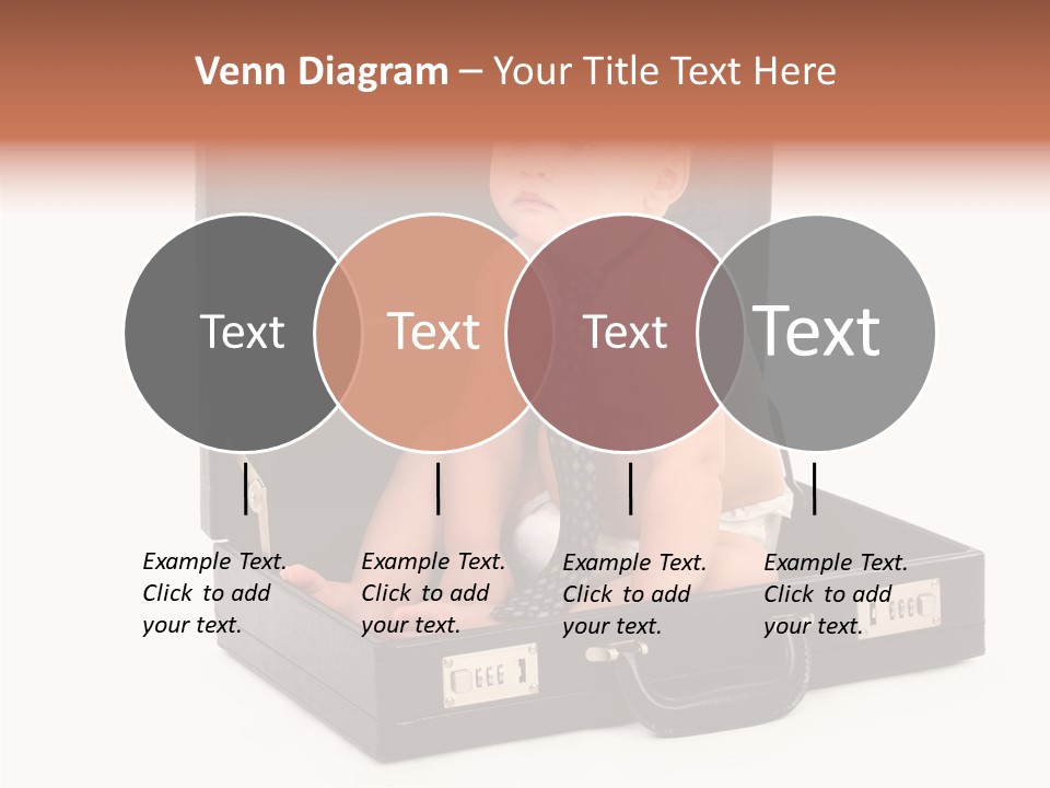 Over Isolated Baby PowerPoint Template